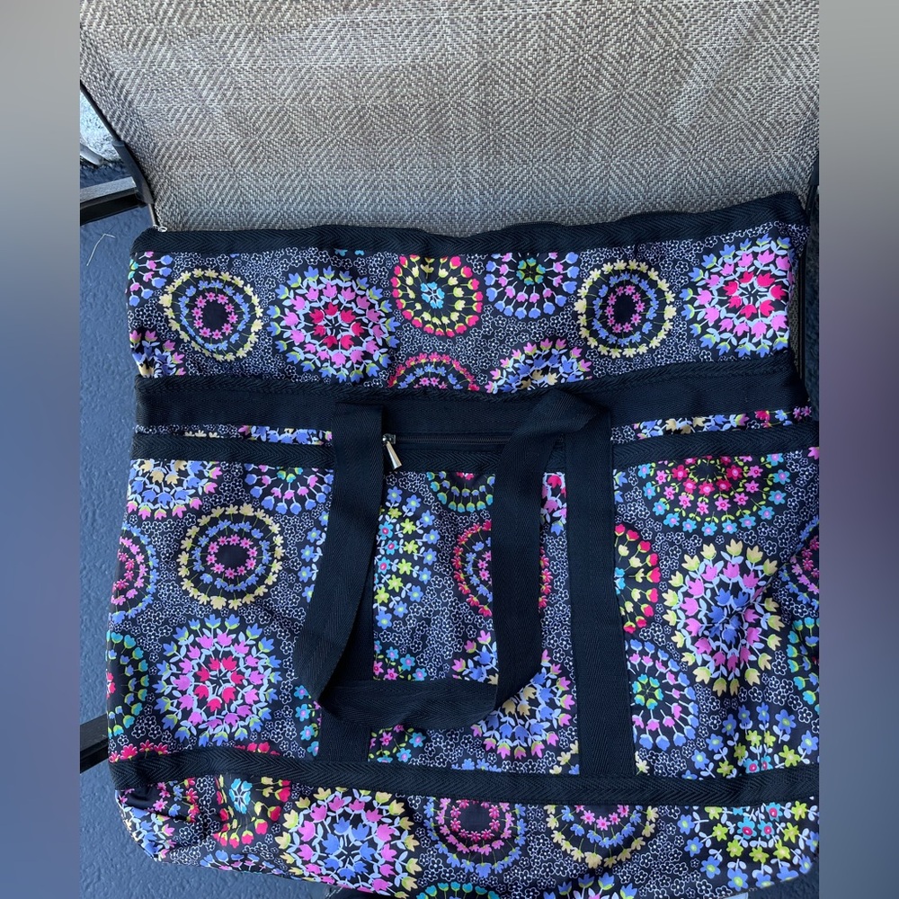 Colorful Patterned X Large Tote Bag